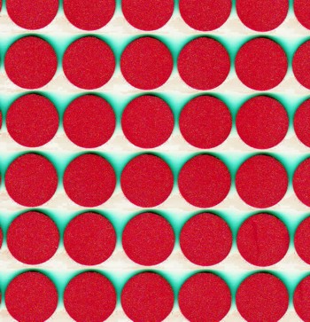 Bottone hub adesivo Rosso per CD con biadesivo