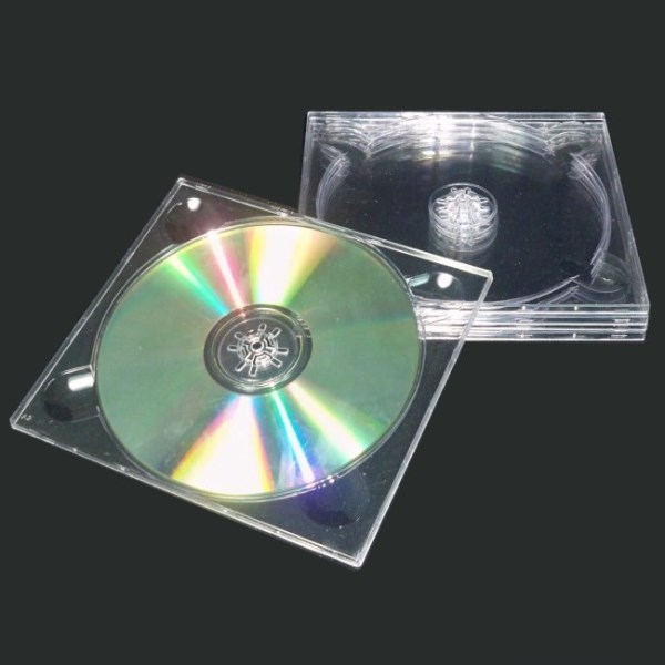 DG tray standard per CD trasparente